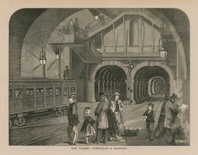 El Túnel del Támesis como Ferrocarril de English School