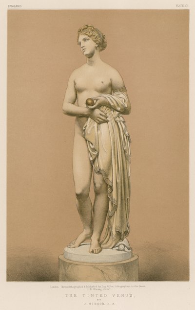 La Venus Tintada por J. Gibson, R.A. de English School