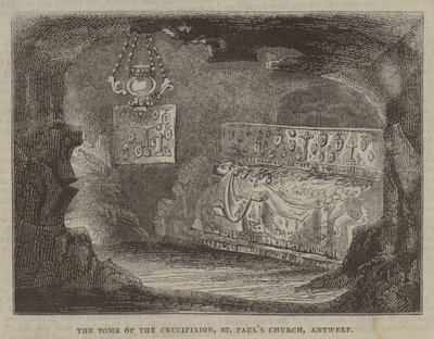 La tumba de la crucifixión, Iglesia de San Pablo, Amberes de English School
