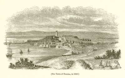 La ciudad de Dundee, en 1650 de English School