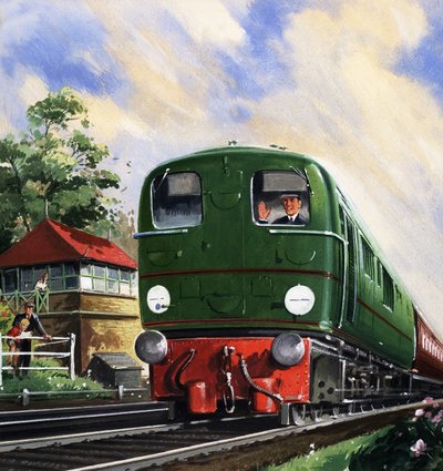 El conductor de tren de English School