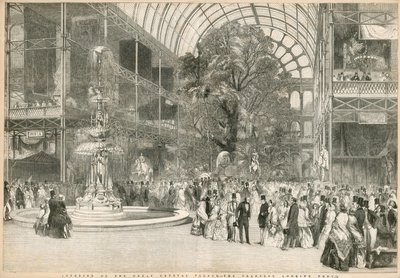 El Transepto, Mirando al Norte, Gran Exposición, 1851 de English School