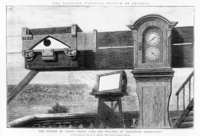 El tránsito de Venus, el modelo utilizado para la práctica en el Observatorio de Greenwich de English School