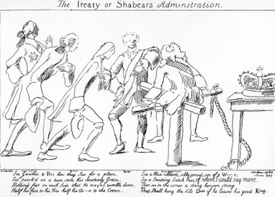 El tratado o la administración de Shabears, 1757 de English School