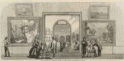 Las salas Turner y Vernon en el Museo de South Kensington de English School