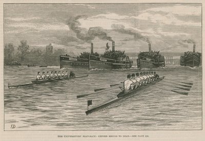 La carrera de botes de las universidades de English School
