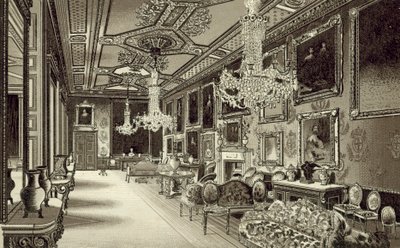La Sala Vandyke, Castillo de Windsor de English School