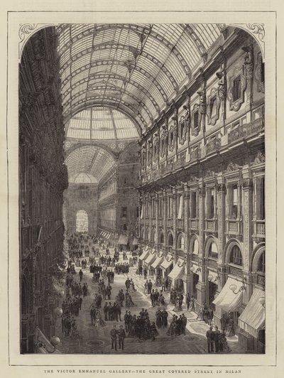 La Galería Víctor Manuel, la gran calle cubierta en Milán de English School