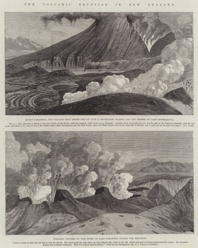 La erupción volcánica en Nueva Zelanda de English School