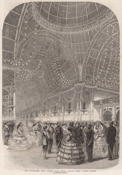 El Baile de los Voluntarios, Floral Hall, Royal Italian Opera, Covent Garden de English School