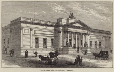 La Galería de Bellas Artes Walker, Liverpool (grabado) de English School
