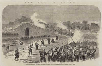 La guerra en China (grabado) de English School