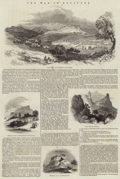 La guerra en Kolapore (grabado) de English School
