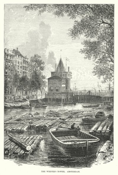 La Torre del Llorón, Amsterdam (grabado) de English School