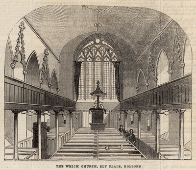 La Iglesia Galesa, Ely Place, Holborn de English School