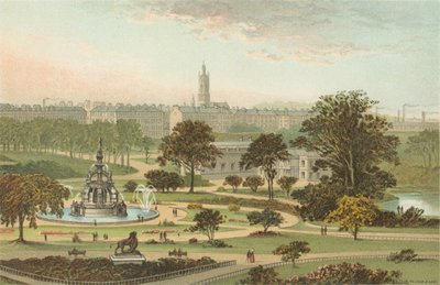 El parque West End - Glasgow de English School