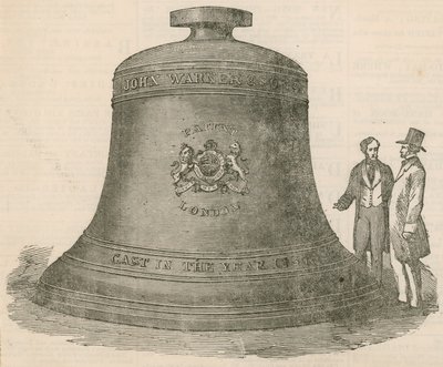 La campana del reloj de Westminster (Big Ben) de English School