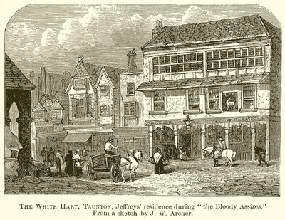 El Ciervo Blanco, Taunton, residencia de Jeffreys durante los Juicios Sangrientos de English School