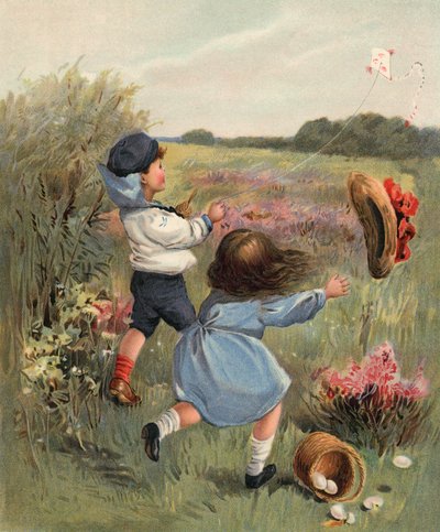 El viento en una travesura de English School