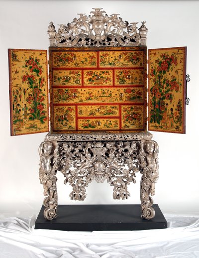 El gabinete de Witcombe, c.1697 de English School