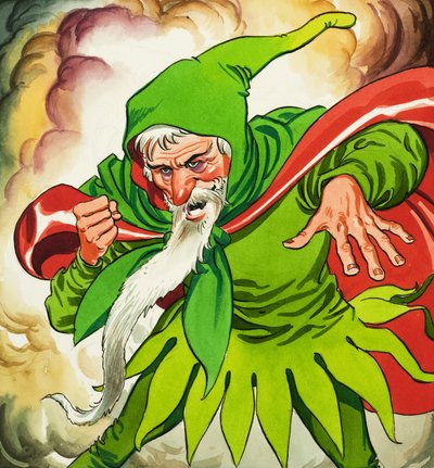 El Mago lanza su maldición de English School