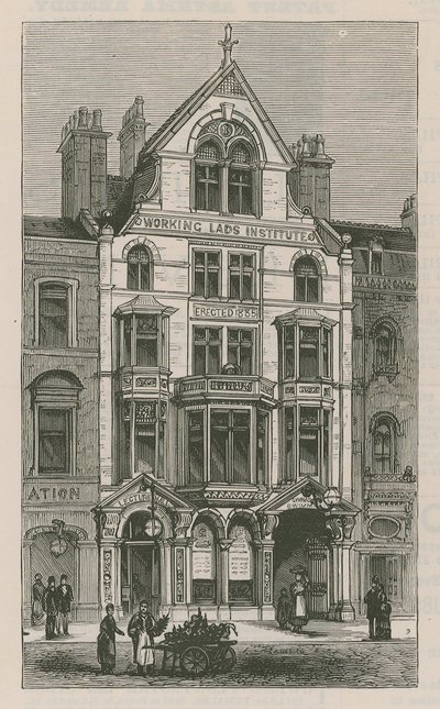 El Instituto de Jóvenes Trabajadores, Whitechapel de English School
