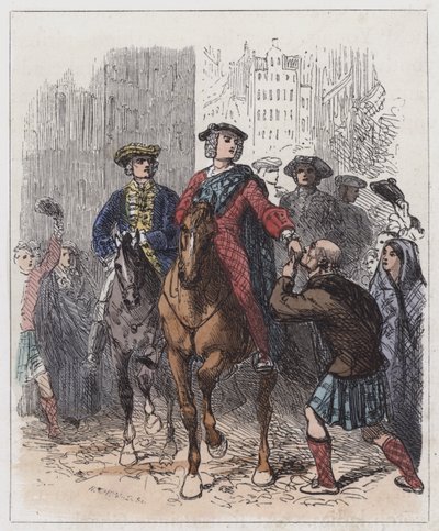 El joven caballero entrando en Edimburgo de English School