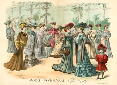 El Diario de las Señoritas: Moda Invernal, 1904-05 de English School