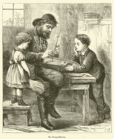 El joven marino (grabado) de English School