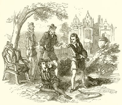 El joven Oliver Cromwell de English School
