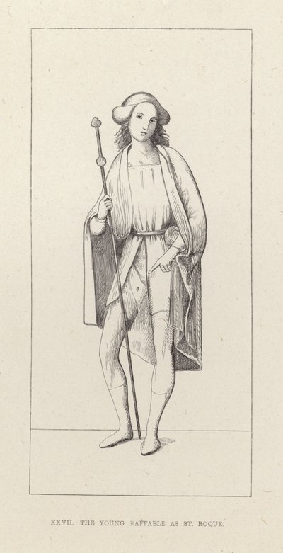 El joven Rafael como San Roque de English School