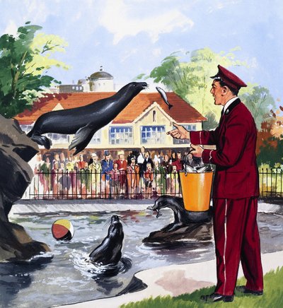 El cuidador del zoológico de English School