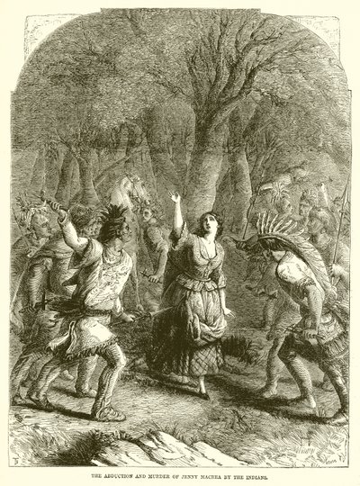 El secuestro y asesinato de Jenny Macrea por los indios de English School