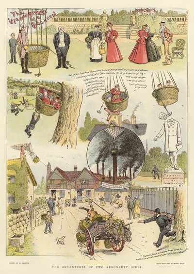 Las aventuras de dos chicas aeronautas de English School