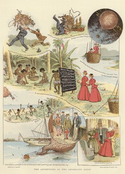 Las aventuras de dos chicas aeronautas de English School
