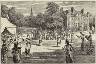 El antiguo juego nacional de stoolball de English School