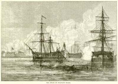 El ataque a la Isla de Sullivan de English School