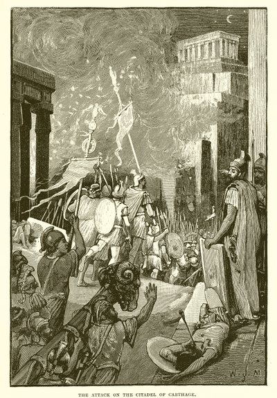 El ataque a la ciudadela de Cartago de English School