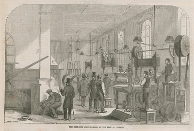 La sala de impresión de billetes de English School