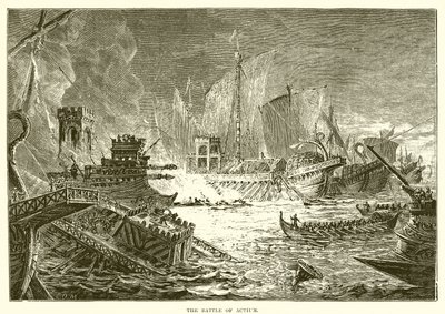 La batalla de Actium de English School