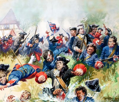 La batalla de Blenheim de English School