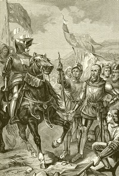 La batalla de Cocherel de English School