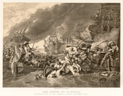 La batalla de La Hogue de English School