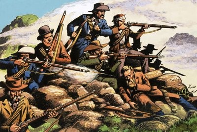 La batalla de Majuba Hill, Primera Guerra Bóer de English School