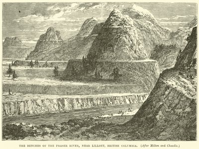 Las bancas del río Fraser, cerca de Lilloet, Columbia Británica de English School