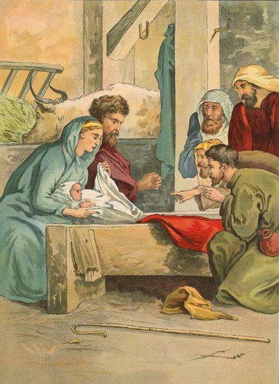 El nacimiento de Cristo de English School
