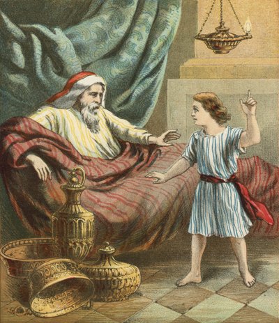 El niño Samuel con Elí de English School