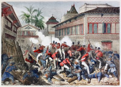La captura de Cantón: Escaramuza cerca de la puerta oeste de la ciudad de English School