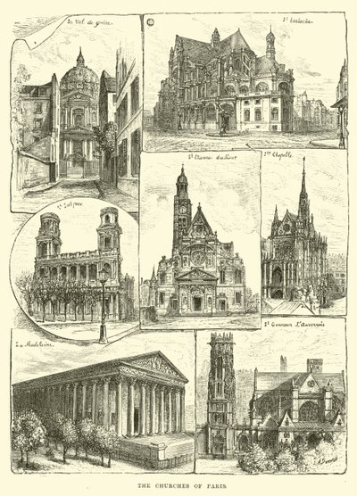 Las iglesias de París de English School