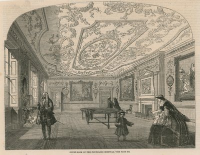 La sala del tribunal del Hospital Foundling de English School